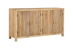 Tamia Reclaimed Wood Cabinet - Natural-STORAGE FURNITURE-Nkuku