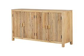 Tamia Reclaimed Wood Cabinet - Natural-STORAGE FURNITURE-Nkuku