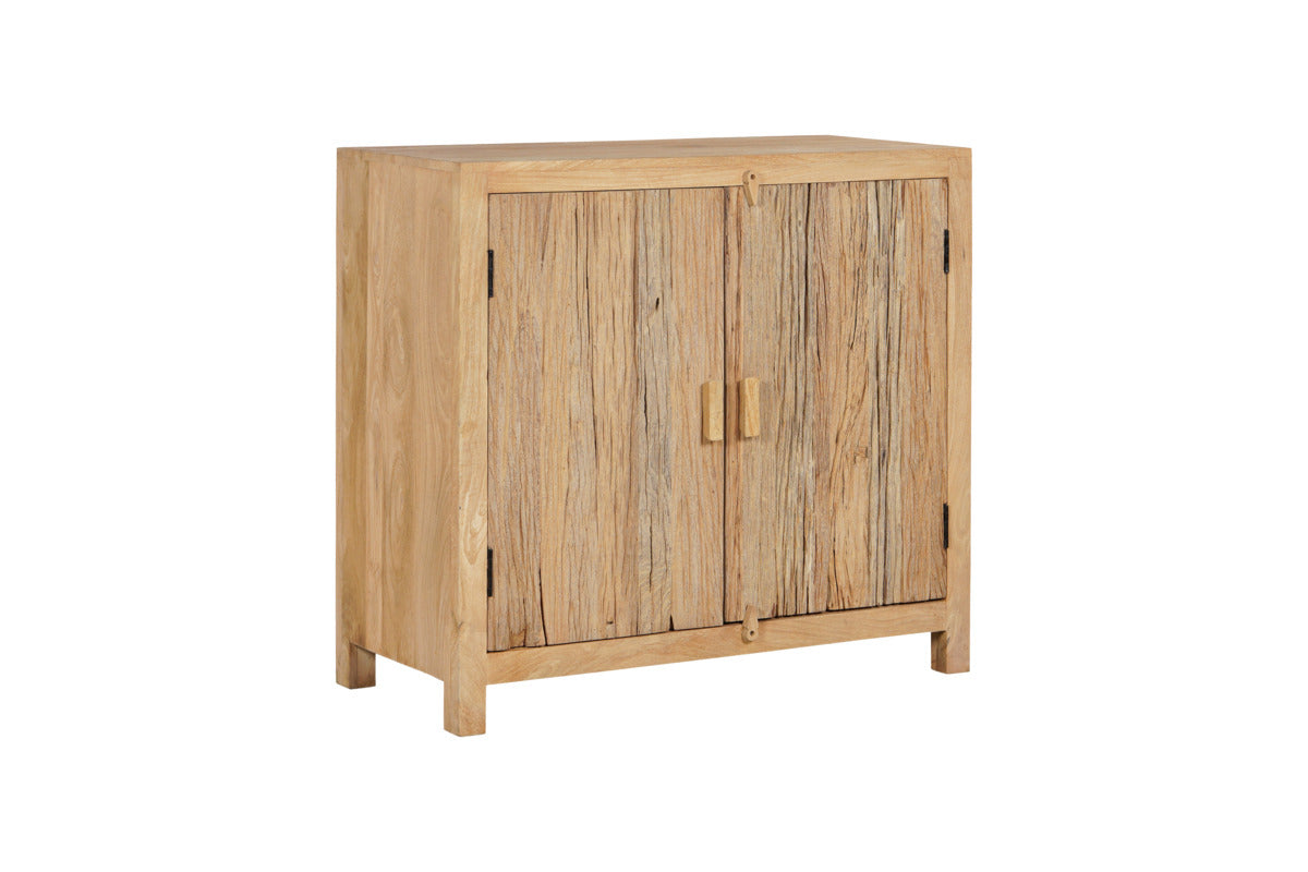 Tamia Reclaimed Wood Cabinet - Natural-STORAGE FURNITURE-Nkuku
