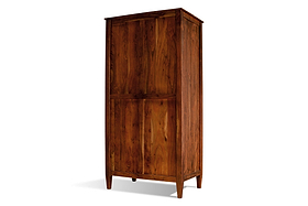 Anbu Acacia Wardrobe - Washed Walnut-BEDROOM FURNITURE-Nkuku