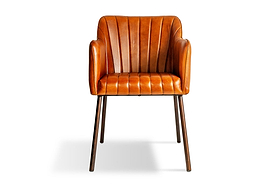 Lal Leather Armchair - Aged Tan-SEATING-Nkuku