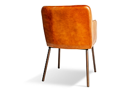 Lal Leather Armchair - Aged Tan-SEATING-Nkuku