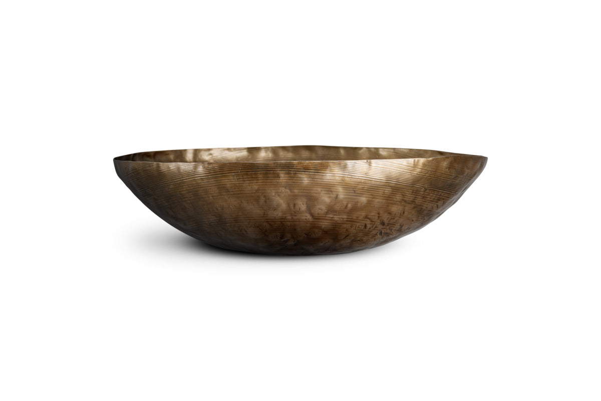Malar Hammered Bowl - Brass