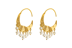 Parahu Pearl Earrings - White