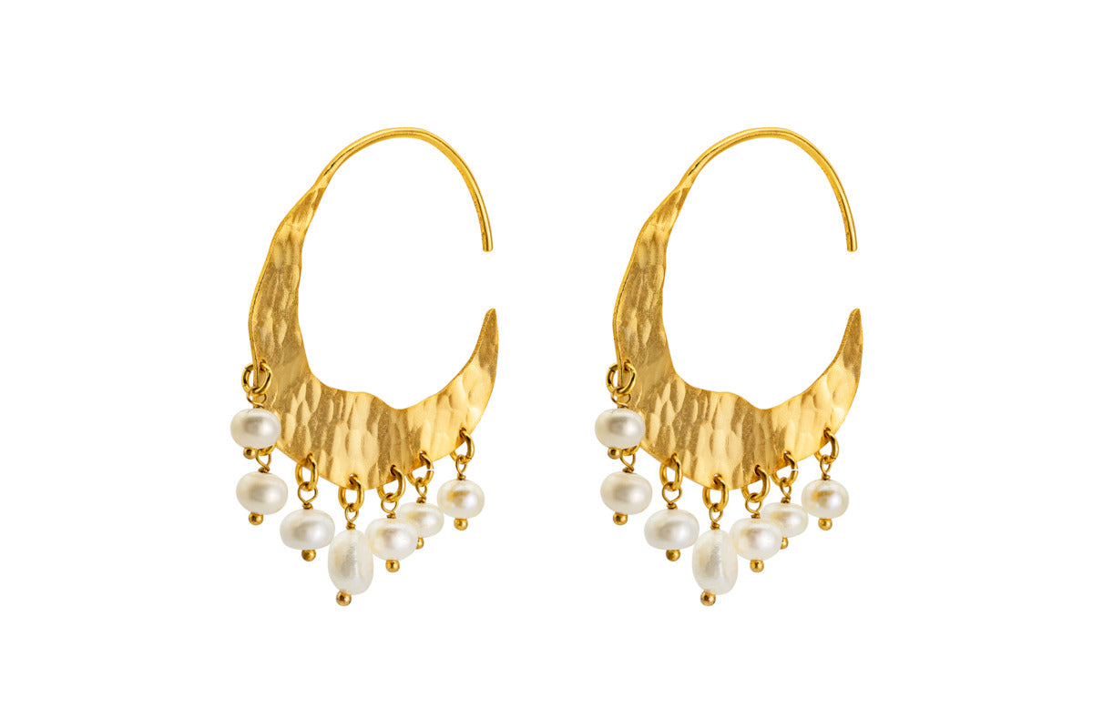Parahu Pearl Earrings - White
