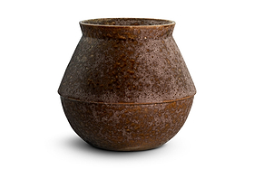 Agua Vase - Brown-VASES & PLANTERS-Nkuku