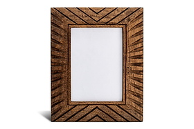 Janoni Mango Wood Frame - Mango Wood-DECORATIVE ACCESSORIES-Nkuku