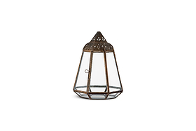 Nyiruan Lantern - Brass & Clear