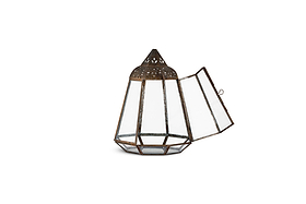 Nyiruan Lantern - Brass & Clear