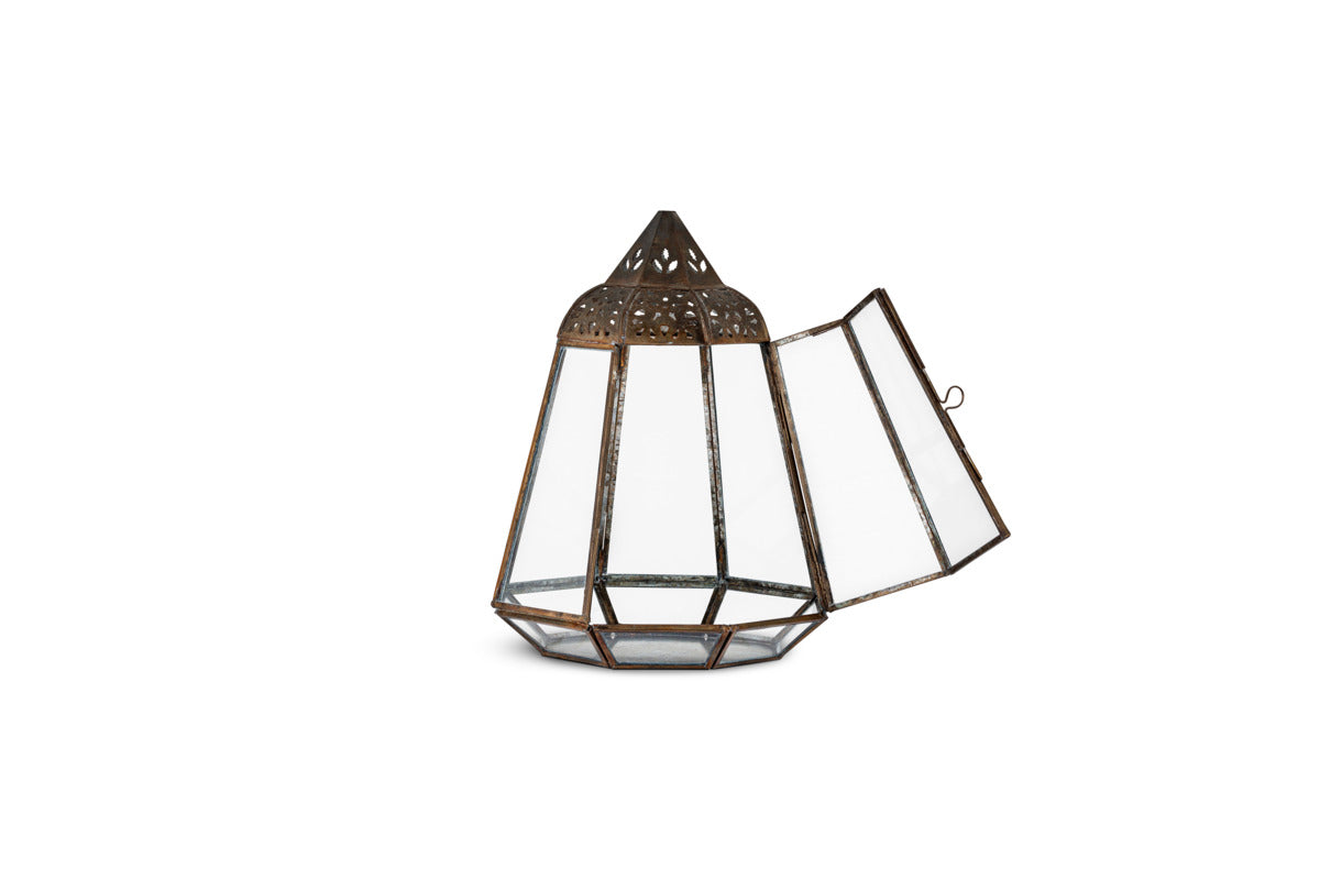 Nyiruan Lantern - Brass & Clear