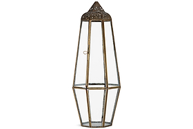 Nyiruan Lantern - Brass & Clear