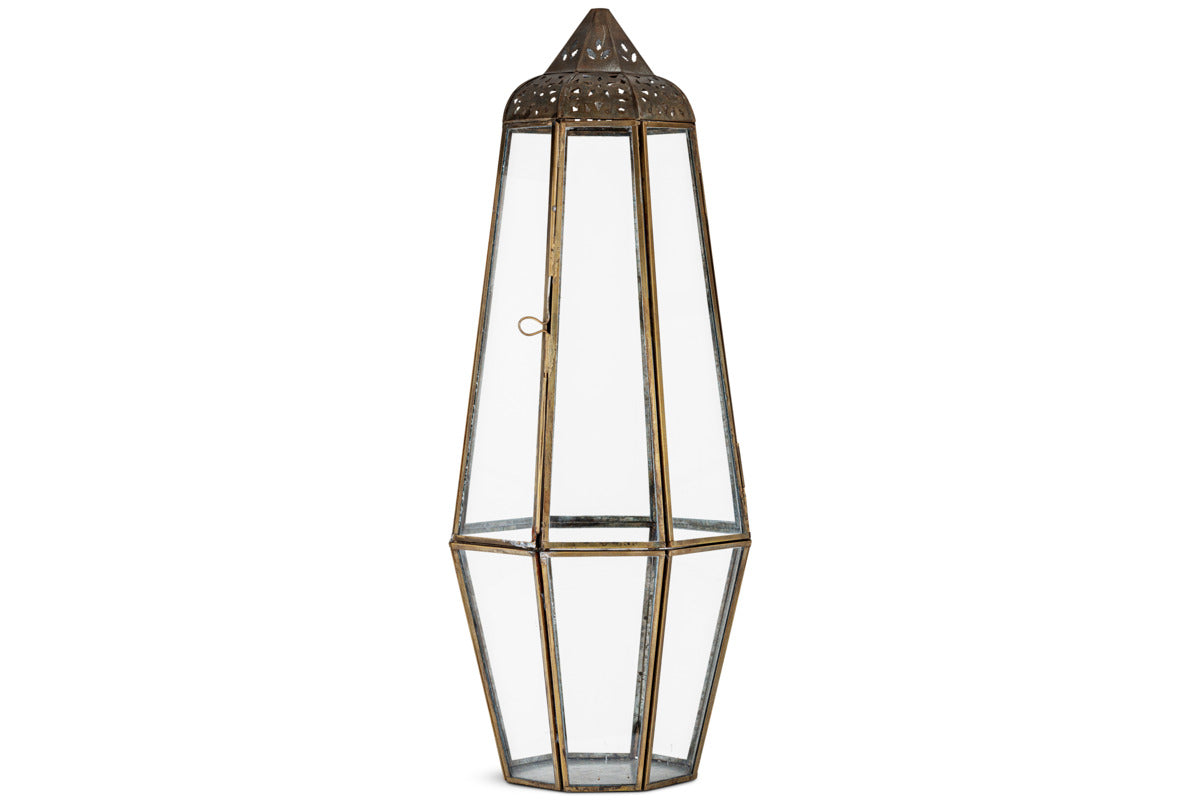 Nyiruan Lantern - Brass & Clear