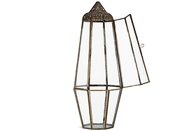 Nyiruan Lantern - Brass & Clear