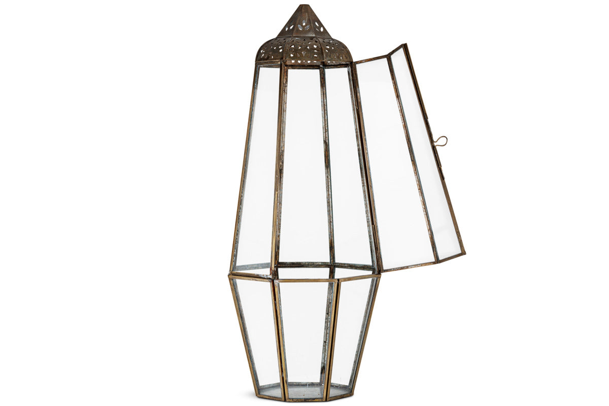 Nyiruan Lantern - Brass & Clear