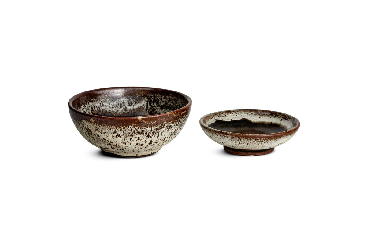Cam Dipping Bowls - Mocha - (Set of 2)-SERVEWARE-Nkuku