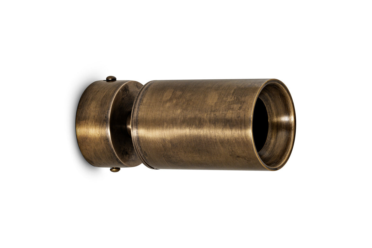 Boni Directional Spot Light - Aged Antique Brass-LIGHTS-Nkuku