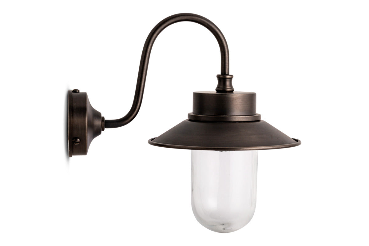 Alwar Outdoor Wall Light - Antique Bronze-LIGHTS-Nkuku