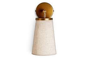 Ame Linen Wall Spot Light - Off White