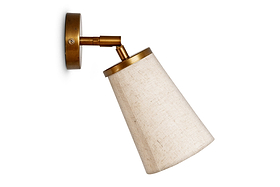 Ame Linen Wall Spot Light - Off White