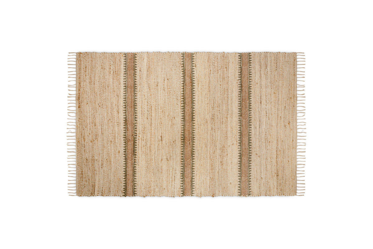 Zairya Kilim Rug - Natural - 150 x 240cm-RUGS-Nkuku