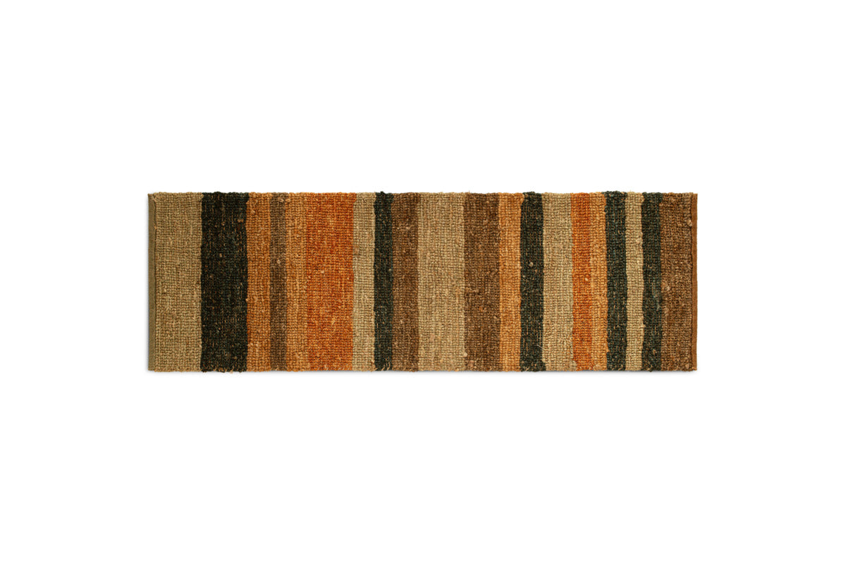 Lasang Jute Runner - Rust - 66 x 200cm-RUGS-Nkuku