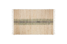 Zairya Jute & Cotton Rug - Sea Foam - 150 x 240cm-RUGS-Nkuku