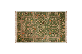 Okuta Jute Heirloom Rug - Olive Green - 150 x 240cm-RUGS-Nkuku