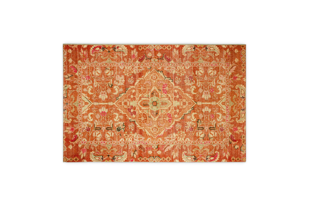 Ikowe Recycled PET Rug - Tonal Red - 150 x 240cm-RUGS-Nkuku