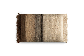 Icai Ombre Cushion Cover - Mocha - 60 x 40cm-TEXTILES-Nkuku