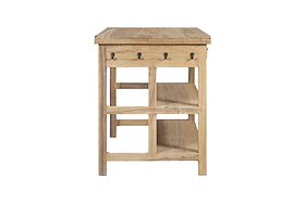 Tivu Reclaimed Wood Kitchen Island - Natural-STORAGE FURNITURE-Nkuku