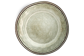 Pedra Dinner Plate - Pewter-TABLEWARE-Nkuku