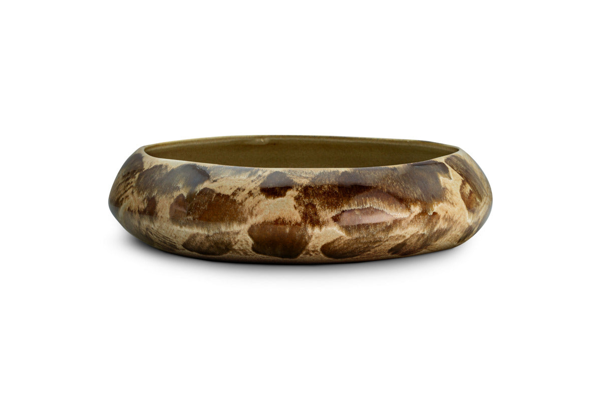 Terra Serving Bowl - Khaki Green-SERVEWARE-Nkuku