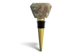 Sharaab Bottle Stopper - Grey-KITCHEN & DINING ACCESSORIES-Nkuku
