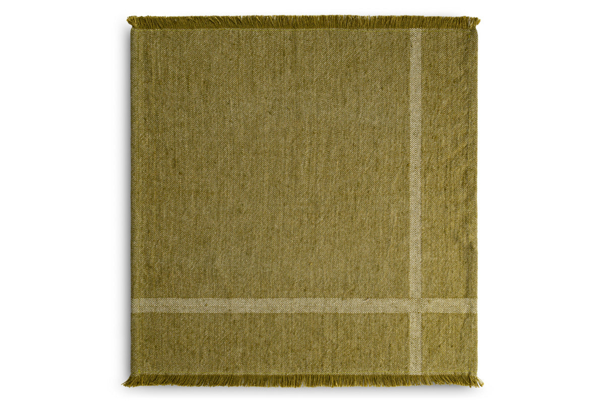 Shanta Napkin - Green-KITCHEN & DINING ACCESSORIES-Nkuku