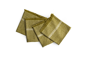 Shanta Napkin - Green-KITCHEN & DINING ACCESSORIES-Nkuku