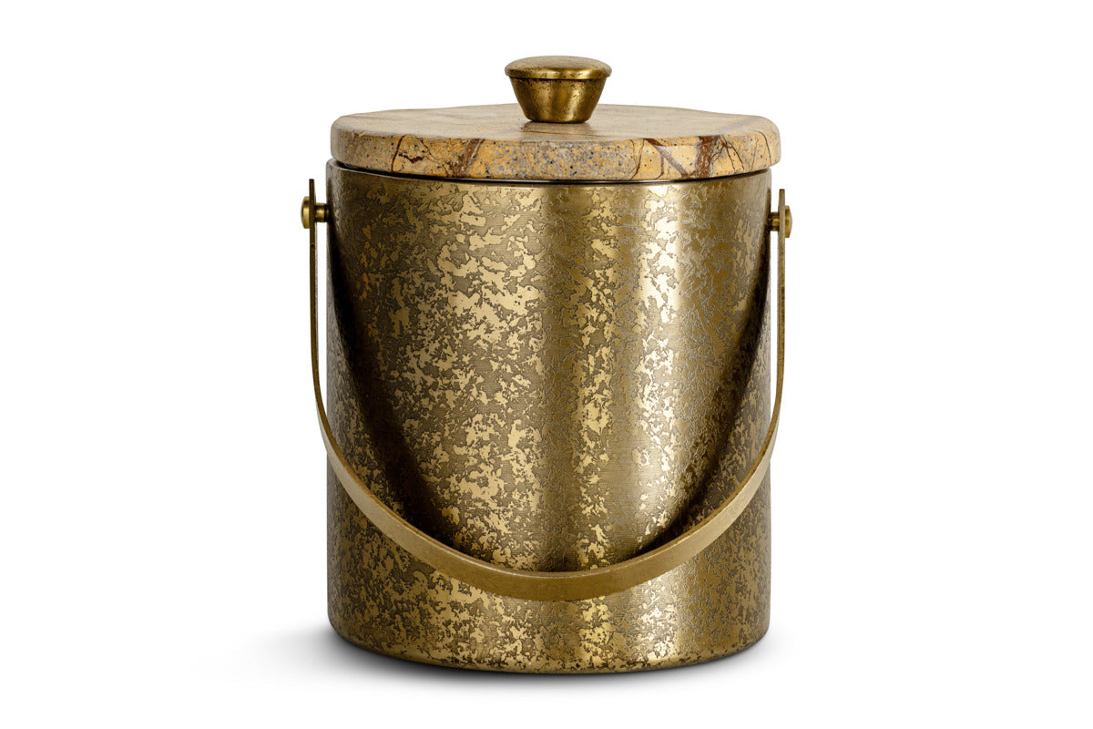 Amaya Ice Bucket - Aged Antique-KITCHEN & DINING ACCESSORIES-Nkuku