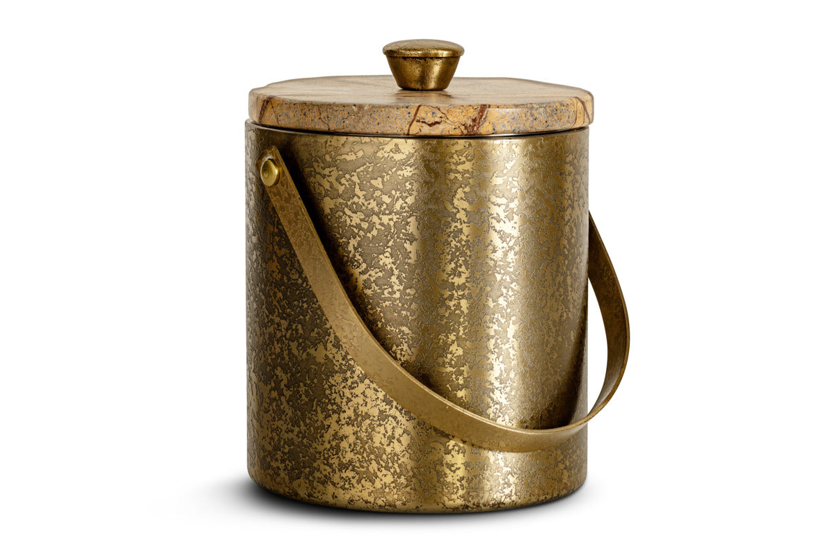 Amaya Ice Bucket - Aged Antique-KITCHEN & DINING ACCESSORIES-Nkuku