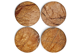 Amaya Coasters - Aged Antique-KITCHEN & DINING ACCESSORIES-Nkuku