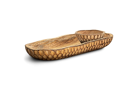 Pyaar Serving Tray and Bowl - Natural-SERVEWARE-Nkuku
