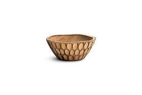 Pyaar Serving Tray and Bowl - Natural-SERVEWARE-Nkuku