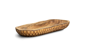 Pyaar Serving Tray and Bowl - Natural-SERVEWARE-Nkuku