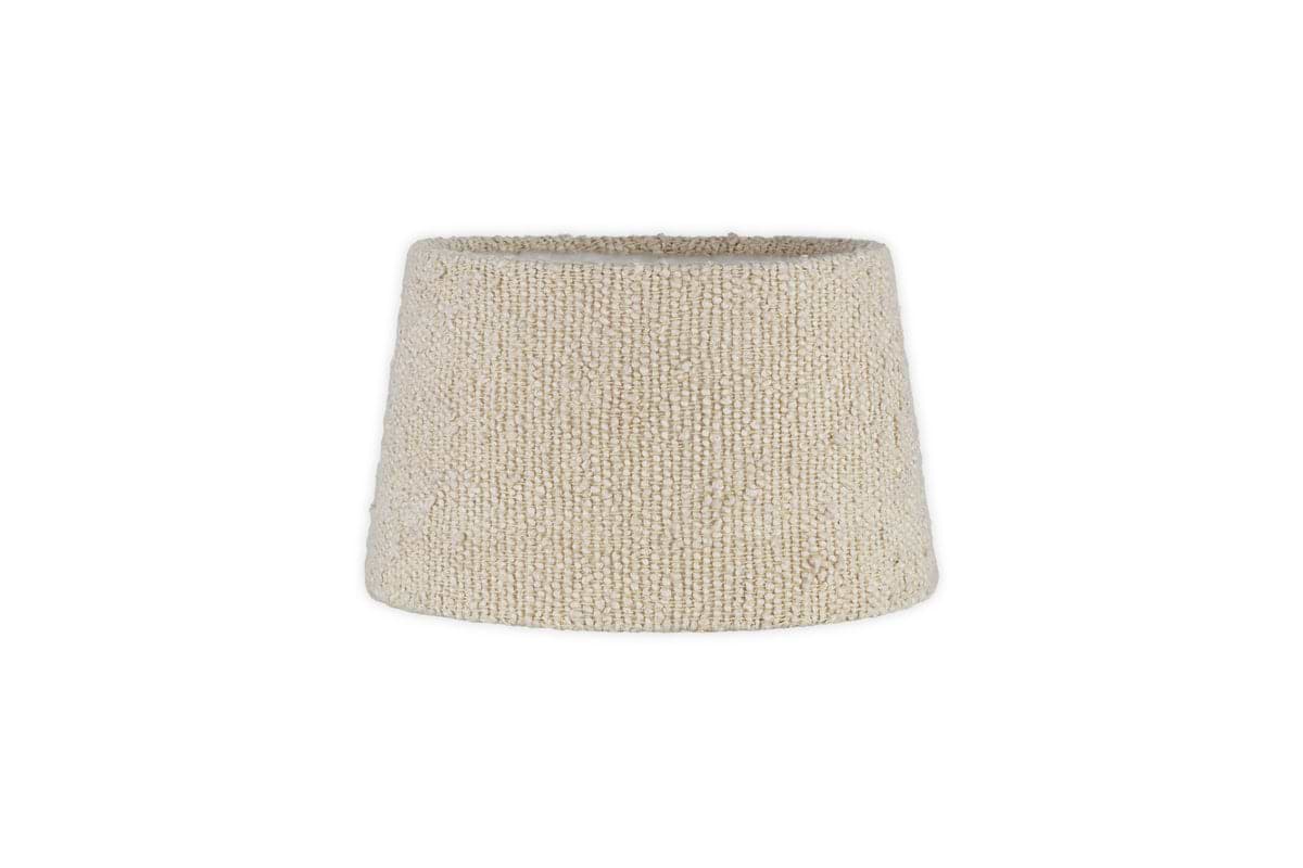 Sakiti Bouclé Lampshade - Off White-SHADES-Nkuku