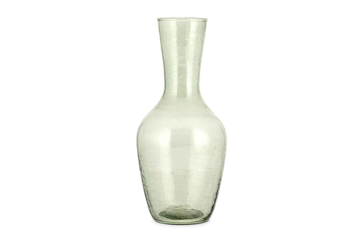 Yala Hammered Jug - Sage Green-GLASSWARE-Nkuku