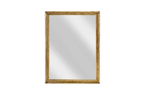 Yadur Rectangular Mirror - Antique Brass - Large