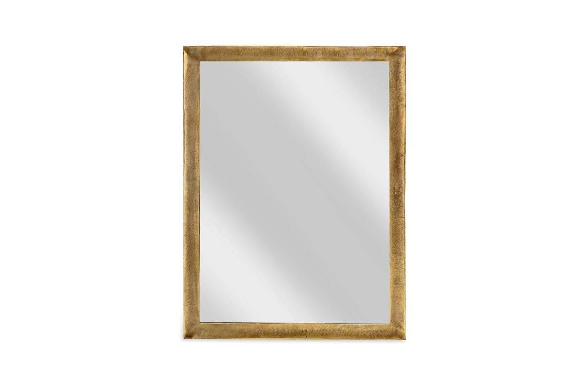 Yadur Rectangular Mirror - Antique Brass - Large