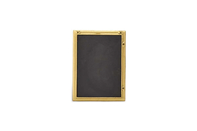Yadur Rectangular Mirror - Antique Brass - Small