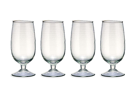 Yala Hammered Glass - Clear (Set of 4)