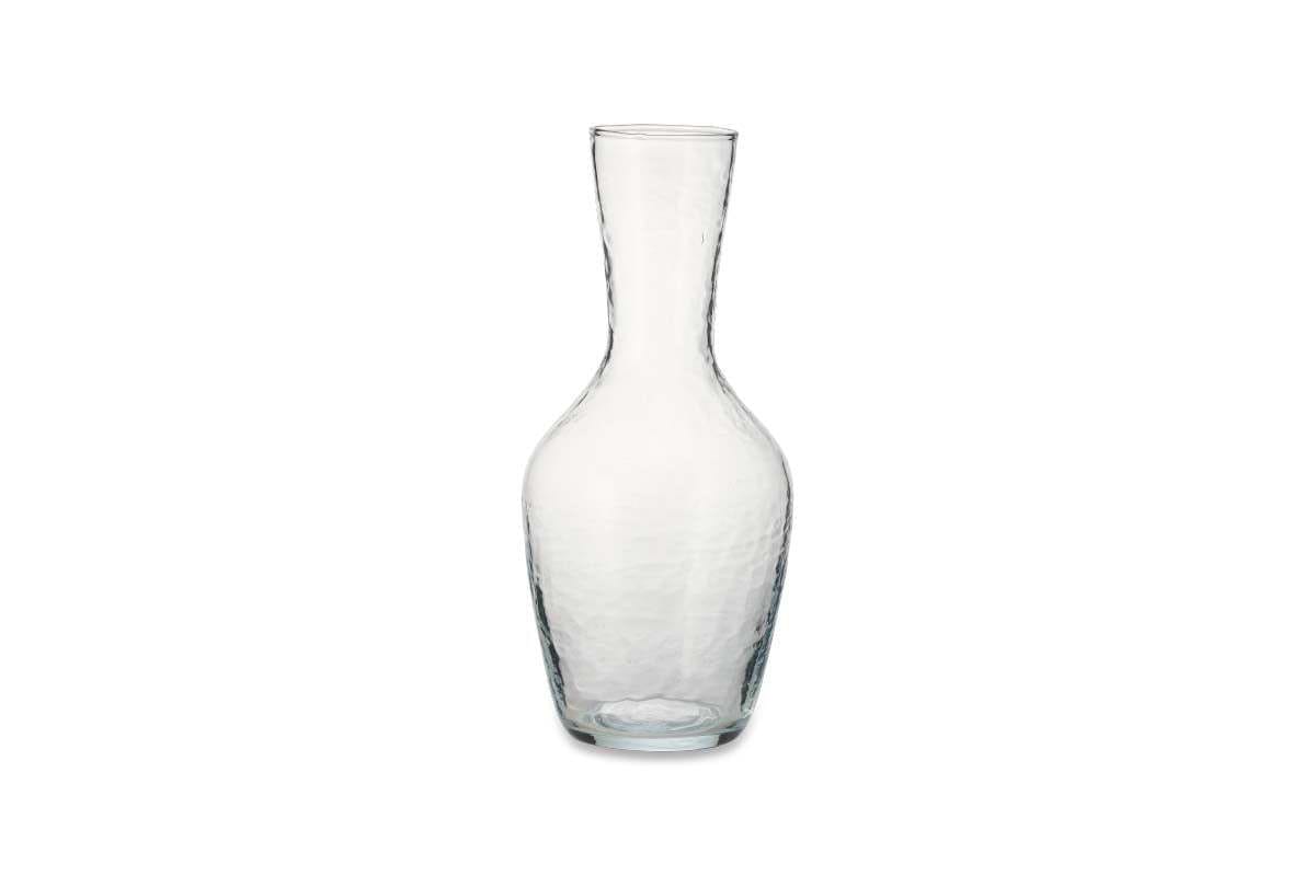Yala Hammered Jug - Clear Glass-GLASSWARE-Nkuku