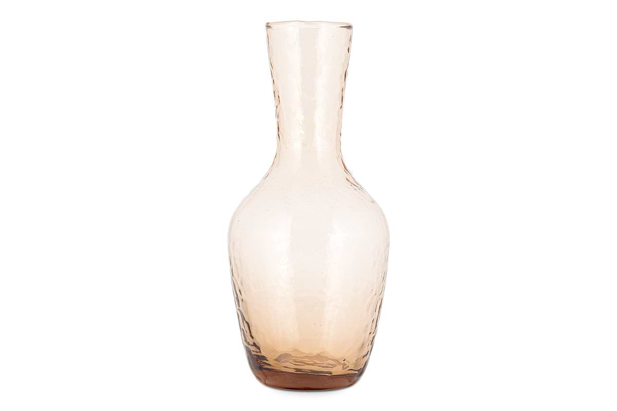 Yala Hammered Jug - Dusty Terracotta-GLASSWARE-Nkuku
