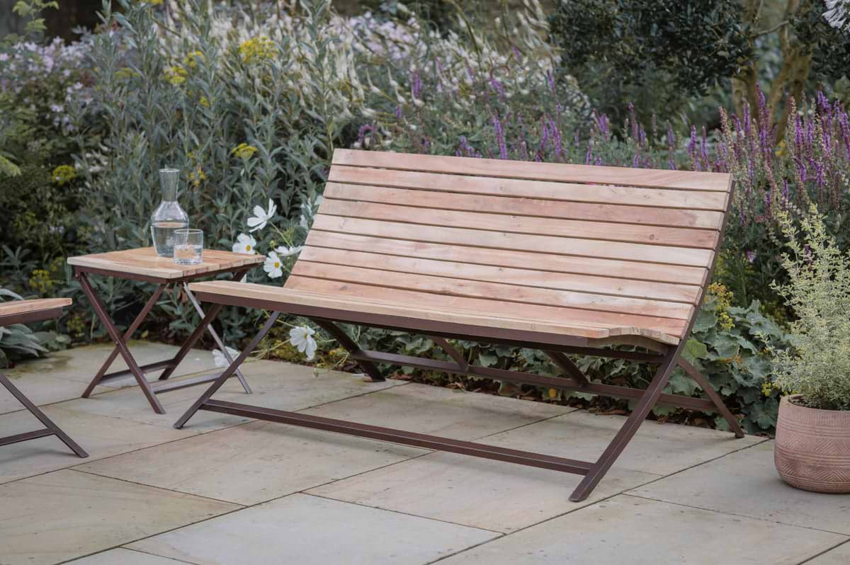 Yatin Outdoor Bench - Natural